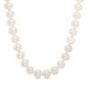 Thumbnail Image 1 of 8.0-10.0mm Freshwater Cultured Pearl Strand Necklace with 14K Gold Clasp