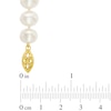 Thumbnail Image 1 of 8.0 - 10.0mm Cultured Freshwater Pearl Strand Necklace with 14K Gold Clasp