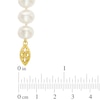 Thumbnail Image 2 of 8.0-10.0mm Freshwater Cultured Pearl Strand Necklace with 14K Gold Clasp