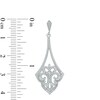 1/4 CT. T.W. Diamond Pendulum Drop Earrings in Sterling Silver