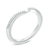 Thumbnail Image 1 of Ever Us® 1/8 CT. T.W. Diamond Contour Band in 14K White Gold