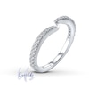 Thumbnail Image 2 of Ever Us® 1/5 CT. T.W. Diamond Contour Band in 14K White Gold