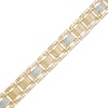 Thumbnail Image 0 of Men's 1/4 CT. T.W. Diamond Ladder Bracelet in 10K Gold - 8.5"