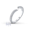 Thumbnail Image 1 of Ever Us® 1/4 CT. T.W. Diamond Contour Band in 14K White Gold