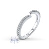 Thumbnail Image 2 of Ever Us® 1/5 CT. T.W. Diamond Contour Band in 14K White Gold