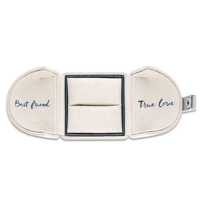 Main Image 4 of Ever Us® 1/5 CT. T.W. Diamond Contour Band in 14K White Gold