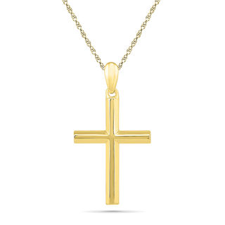 Stacked Cross Pendant in 10K White Gold Zales Outlet