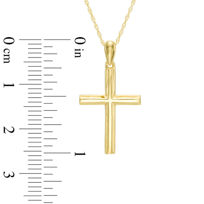 Main Image 2 of Stacked Cross Pendant in 10K Gold