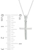 Thumbnail Image 1 of Stacked Cross Pendant in 10K White Gold