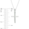 Thumbnail Image 2 of Stacked Cross Pendant in 10K White Gold