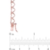 Thumbnail Image 2 of 1/10 CT. T.W. Diamond Heart Necklace in Sterling Silver and 18K Rose Gold Plate - 16"