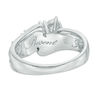 Thumbnail Image 2 of 3/4 CT. T.W. Diamond Past Present Future® Bypass Engagement Ring in 10K White Gold