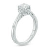 Thumbnail Image 1 of 1 CT. T.W. Certified Canadian Diamond Frame Engagement Ring in 14K White Gold (I/I1)