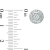 Thumbnail Image 2 of Diamond Accent Scroll Stud Earrings in Sterling Silver