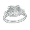 Thumbnail Image 3 of 1-1/4 CT. T.W. Diamond Layered Square Frame Past Present Future® Ring in 14K White Gold