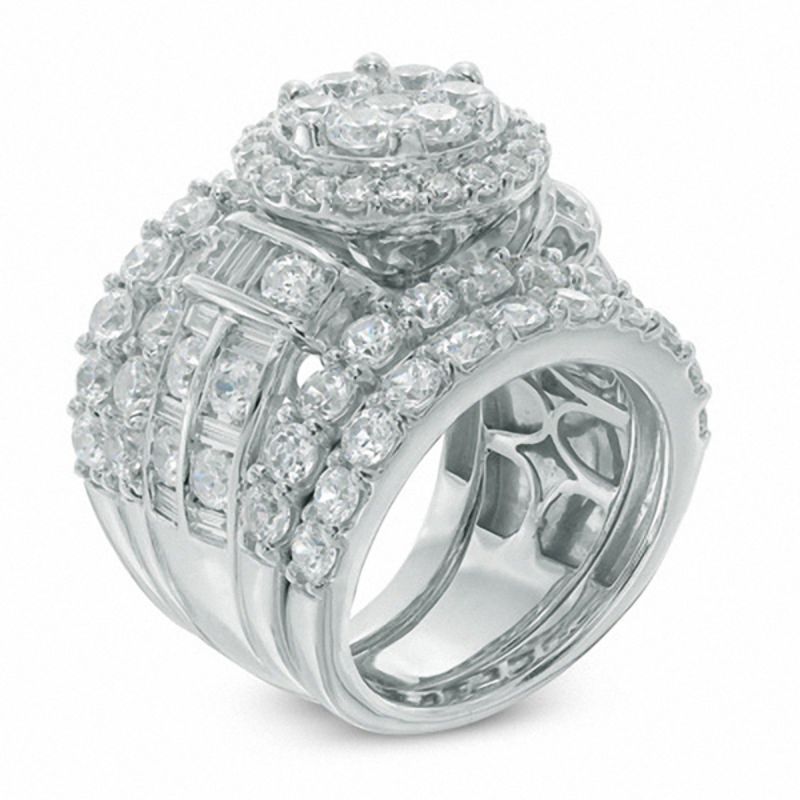 Star Blossom Ring, White Gold And Diamonds - Jewelry - Categories