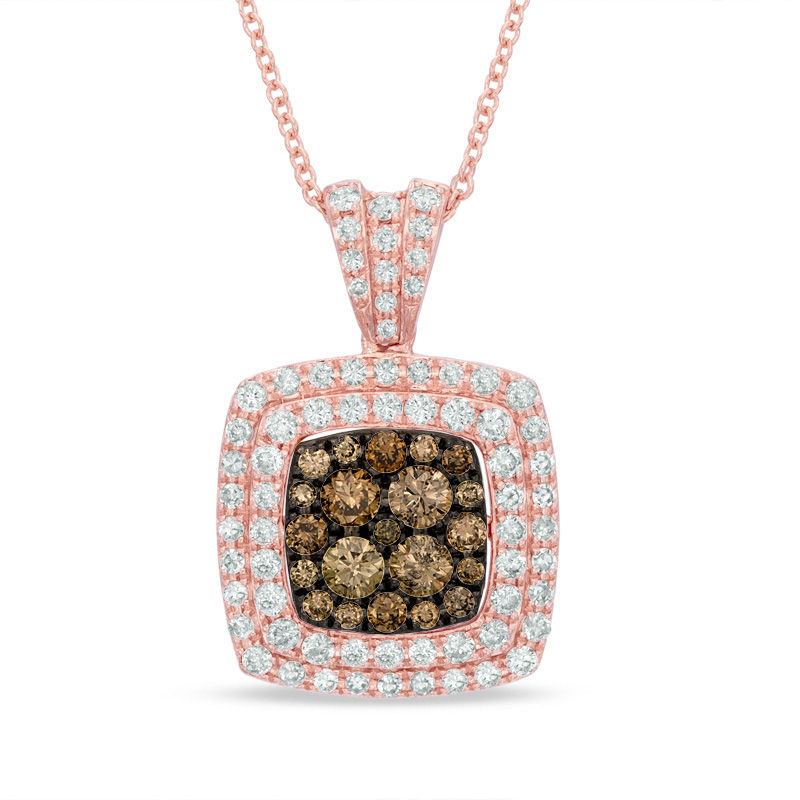 Chocolate diamond deals necklace zales