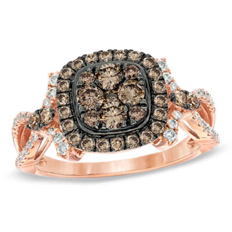 EFFY™ Collection 1 CT. T.W. Champagne and White Diamond