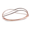 Thumbnail Image 0 of EFFY™ Collection 7/8 CT. T.W. Champagne and White Diamond Bangle in 14K Rose Gold