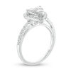 Thumbnail Image 1 of 3/4 CT. T.W. Composite Diamond Heart Frame Engagement Ring in 10K White Gold