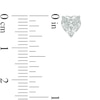 Thumbnail Image 2 of 6.0mm Lab-Created White Sapphire Three Pair Stud Earrings Set in Sterling Silver