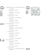 Thumbnail Image 3 of 6.0mm Lab-Created White Sapphire Three Pair Stud Earrings Set in Sterling Silver