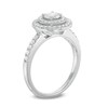 Thumbnail Image 2 of 1/2 CT. T.W. Diamond Double Frame Engagement Ring in 10K White Gold
