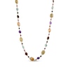 Thumbnail Image 0 of EFFY™ Collection Cushion-Cut and Round Multi-Gemstone Necklace in 14K Gold