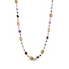 Thumbnail Image 1 of EFFY™ Collection Cushion-Cut and Round Multi-Gemstone Necklace in 14K Gold