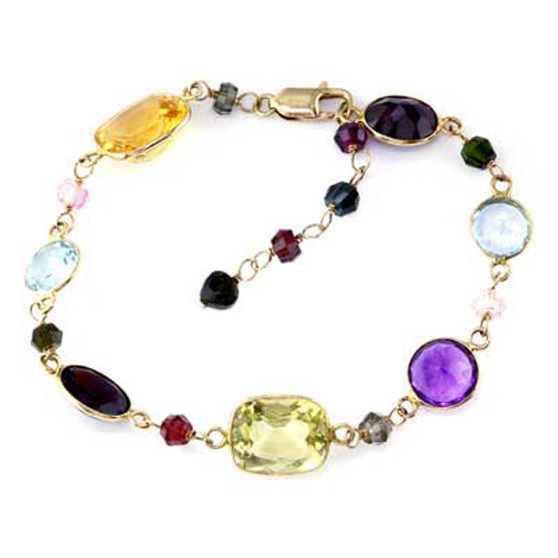EFFY™ Collection Multi Semi-Precious Gemstone Bracelet in