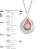 Thumbnail Image 1 of 1/6 CT. T.W. Composite Diamond Teardrop Pendant in 10K Two-Tone Gold