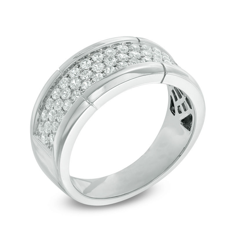 Channel Set Men's Diamond Band | Dunkin's Diamonds