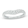 Thumbnail Image 1 of 1/2 CT. T.W. Diamond Double Row Contour Band in 14K White Gold
