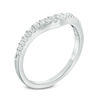 Thumbnail Image 2 of 1/2 CT. T.W. Diamond Double Row Contour Band in 14K White Gold