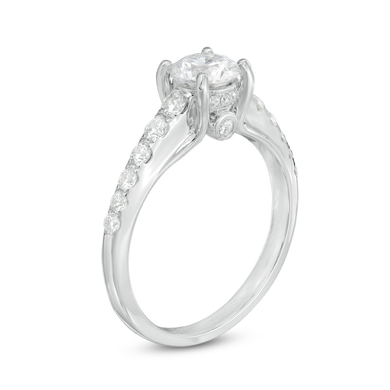 Main Image 2 of 1-1/4 CT. T.W. Certified Canadian Diamond Engagement Ring in 14K White Gold (I/I2)