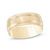 Thumbnail Image 0 of Men's 8.0mm Comfort-Fit Milgrain Wedding Band in 14K Gold - Size 10