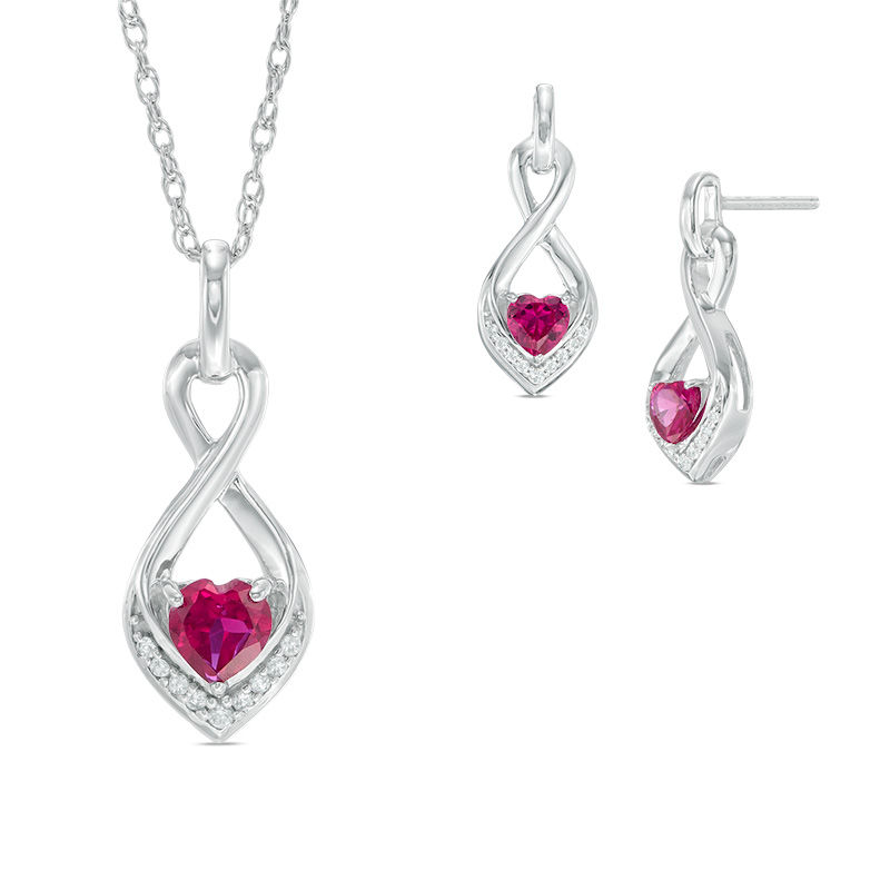Ruby infinity necklace hotsell
