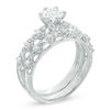 Thumbnail Image 2 of 1 CT. T.W. Diamond Bridal Set in 10K White Gold
