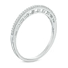 Thumbnail Image 1 of 1/15 CT. T.W. Diamond Vintage-Style Anniversary Band in 10K White Gold