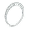 Thumbnail Image 2 of 1/15 CT. T.W. Diamond Vintage-Style Anniversary Band in 10K White Gold
