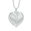Thumbnail Image 1 of Floating Hearts Heart Locket in Sterling Silver