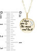 Thumbnail Image 2 of 10KY BLK ENAMEL LOVE