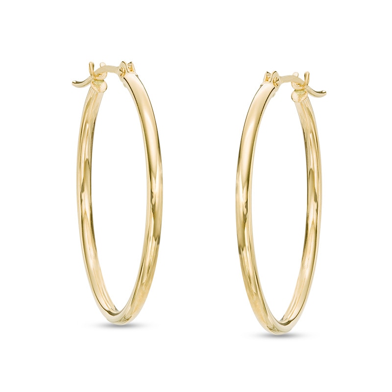 Main Image 1 of 25mm Hoop Earrings in 14K Gold