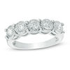 Thumbnail Image 1 of 1 CT. T.W. Diamond Five Stone Anniversary Band in 10K White Gold