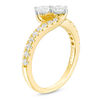 Thumbnail Image 1 of Ever Us™ 1/2 CT. T.W. Two-Stone Diamond Bypass Ring in 14K Gold