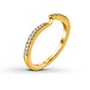 Thumbnail Image 2 of Ever Us™ 1/8 CT. T.W. Diamond Contour Band in 14K Gold