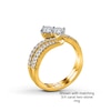 Thumbnail Image 2 of Ever Us™ 1/8 CT. T.W. Diamond Contour Band in 14K Gold