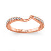 Thumbnail Image 0 of Ever Us™ 1/8 CT. T.W. Diamond Contour Band in 14K Rose Gold