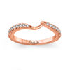 Thumbnail Image 1 of Ever Us™ 1/8 CT. T.W. Diamond Contour Band in 14K Rose Gold