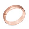 Thumbnail Image 2 of 5.0mm Comfort Fit Rose Tungsten Wedding Band - Size 10